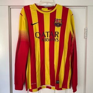 Nike FC Barcelona 13/14 Away Kit - Long Sleeve - Large